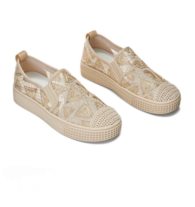 Sapatos de pescador respiráveis, novos sapatos baixos para o verão de 2025, sapatos casuais de boca rasa, adequados para mulheres, versáteis_voghion.com