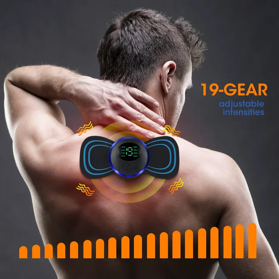 Appareil de massage électrique ems pour cou dos et muscles_voghion.com