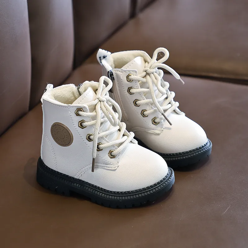 Kids Fashion Casual Toddler Boys Girls Autumn Winter Leather Littlesprouts Boots Children Running Sport Snow Shoes Sizes_voghion.com