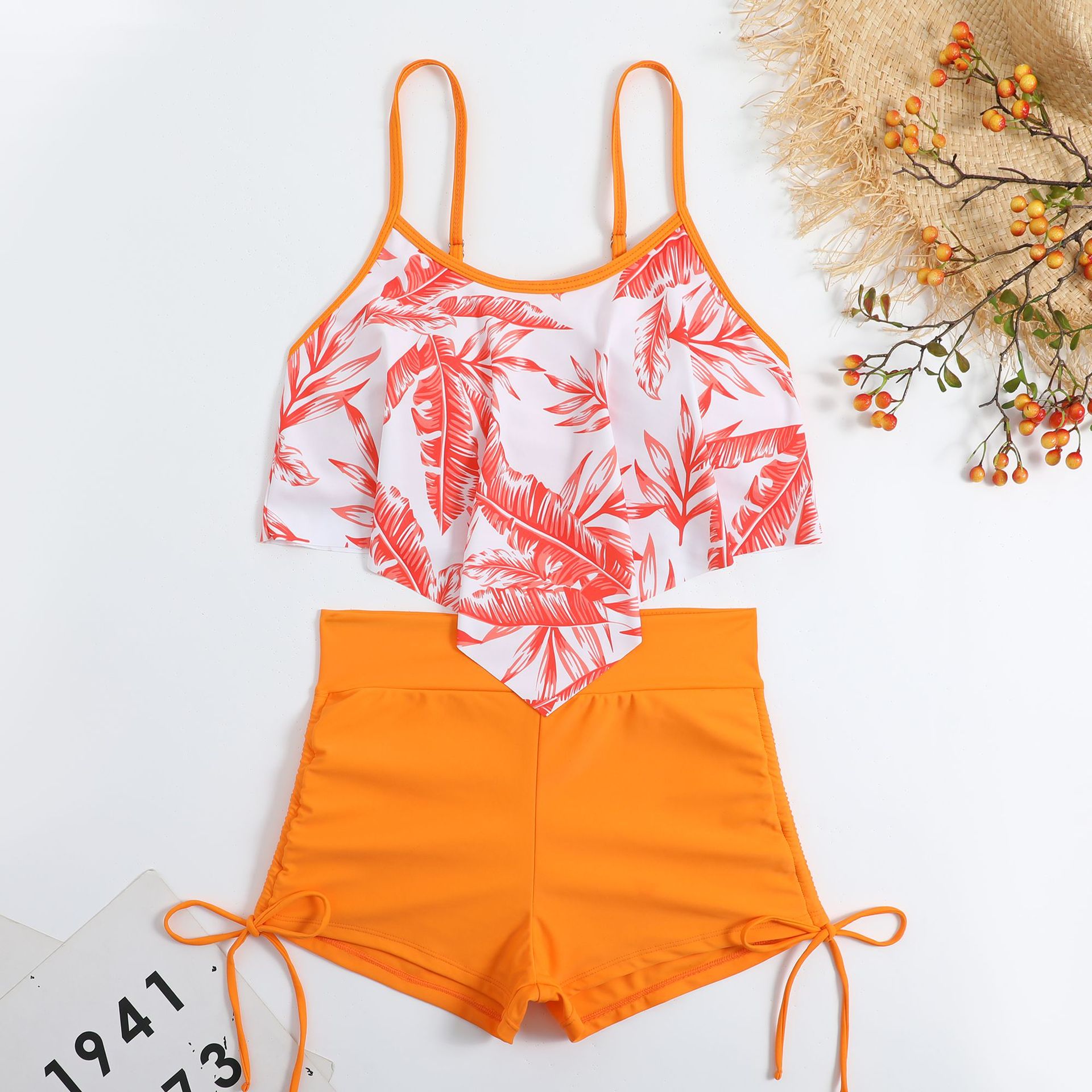 Venta al por mayor del fabricante del traje de baño de las mujeres partidas de cintura alta atractivas del bikini de las mujeres_voghion.com