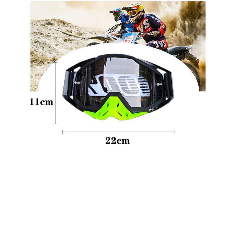 Nye skisports- og udendørskørsel Offroad-motorcykelhjelmbriller, vindtætte beskyttelsesbriller_voghion.com