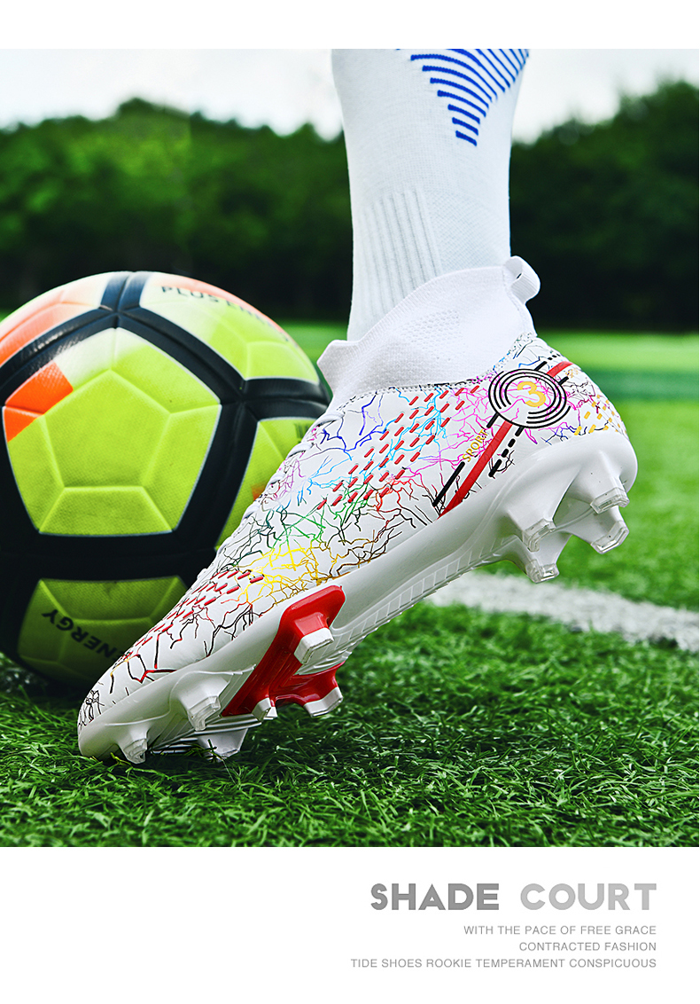 Heren Voetbalschoenen Schoenplaten Professionele Lange Spikes Outdoor Antislip Voetbalschoenen Ultralight Match Sneakers Turf Unisex_voghion.com
