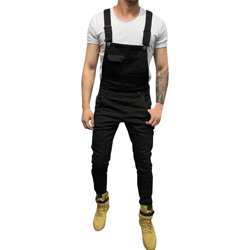 Cool Designer Brand Jeans Man Pants For Men Pocket Denim Overall Jumpsuit Streetwear Sexy Suspender Pant E21_voghion.com