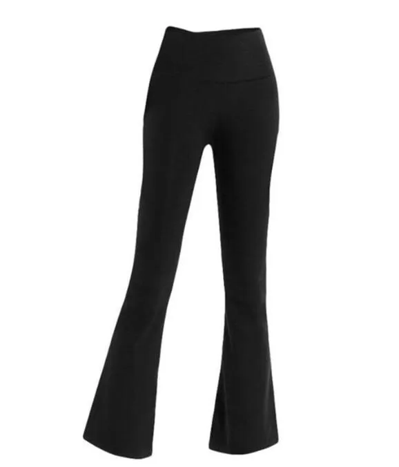 Nadrág Női Alkalmi Sport Kiszélesedő Groove Leggings Magas derekú Rugalmas Jóga Igazítás Ruhák Széles Lábas Futótánc Edzés_voghion.com