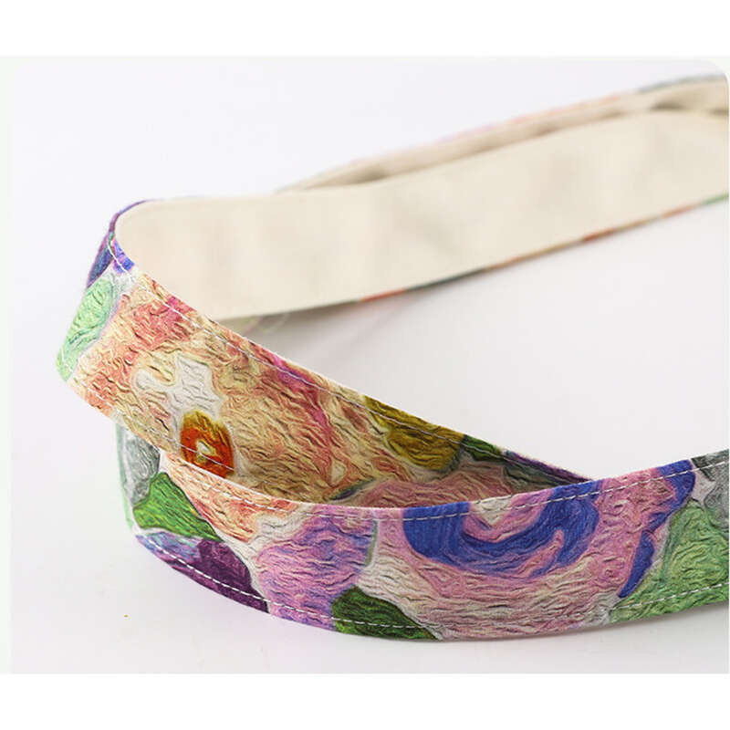 Spring And Summer New Oil Painting Art Girls Bundle Shoulder Large Capacity Canvas Simple Small Flower_voghion.com