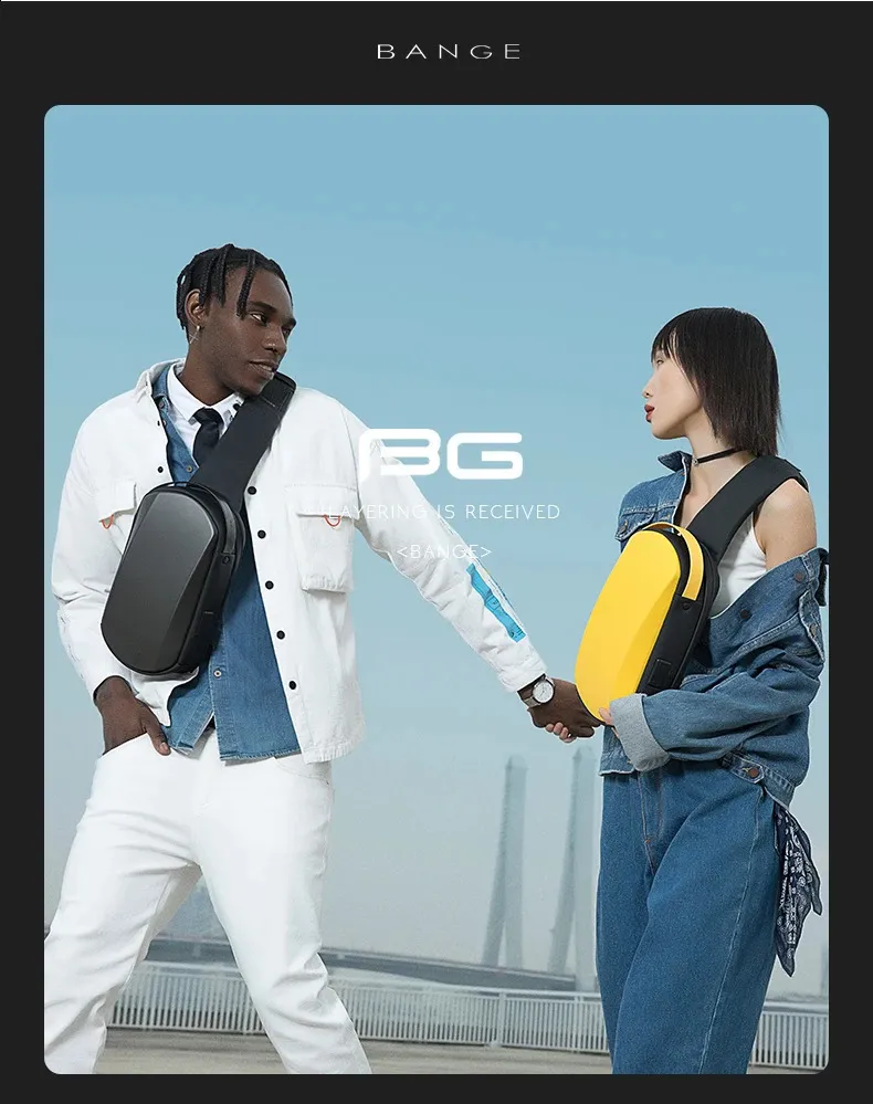 BANGE Borsa a tracolla multifunzione USB da uomo in TPU impermeabile da viaggio Sg Messenger Pack per uomo 240924_voghion.com