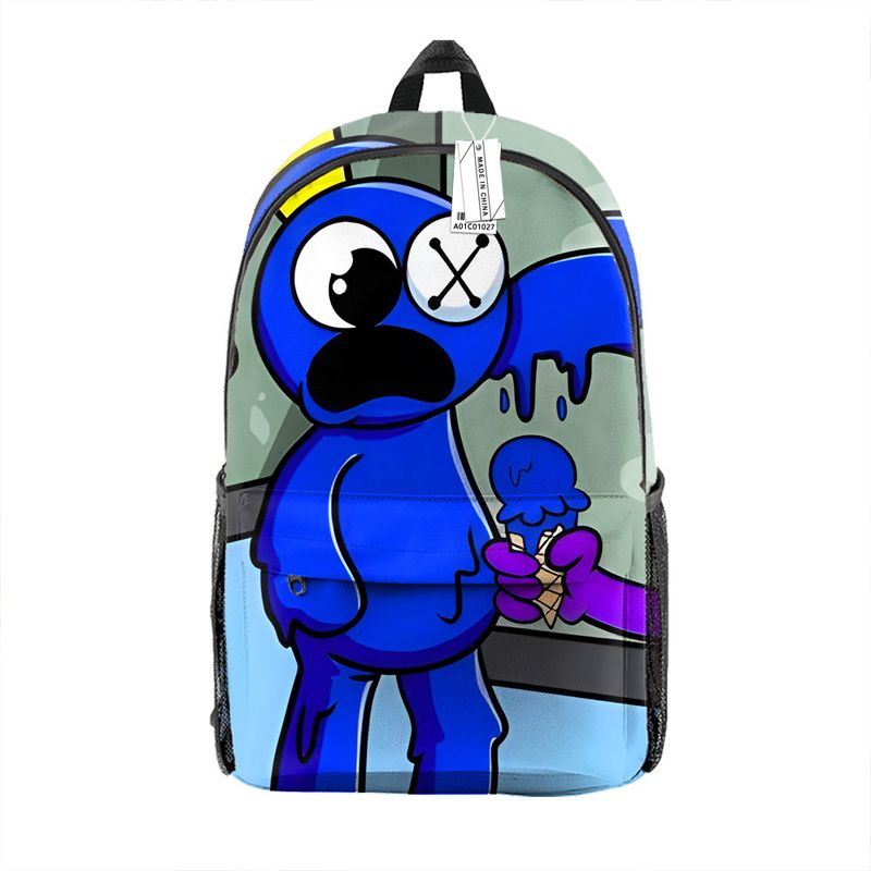 Schulrucksack für Kinder mit Regenbogen-Freunden, verstellbare Träger, bequeme Passform_voghion.com