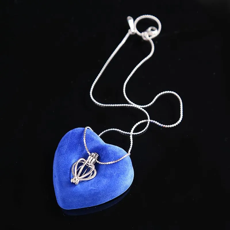 Anhänger Halsketten Liebesperlenkette Natürliche Auster Süßwasser Set Frauen Modeschmuck Geheimnisvolle Überraschung_voghion.com