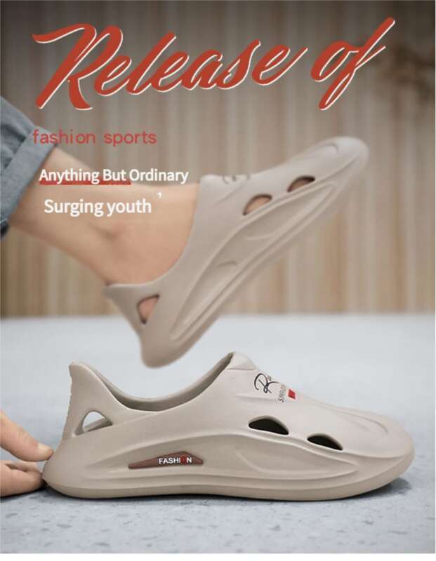 Summer New Baotou Outward Wearing Feet Feeling Sandals For Men's Personalized Trendy, Anti Slip, Wear Resistant, Casual_voghion.com