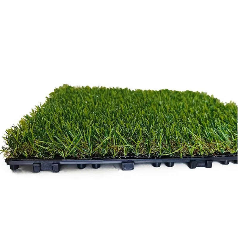 Césped artificial para empalmes, suelo suspendido móvil, césped, paisajismo de patio, jardín de balcón, respetuoso con el medio ambiente_voghion.com