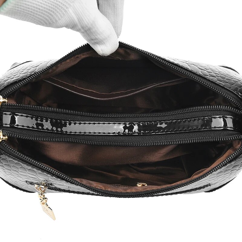 Designer Pu Leather Crossbody Bags For Women 2024 Shoulder Messenger Bag Lady Travel Handbags And Purse_voghion.com