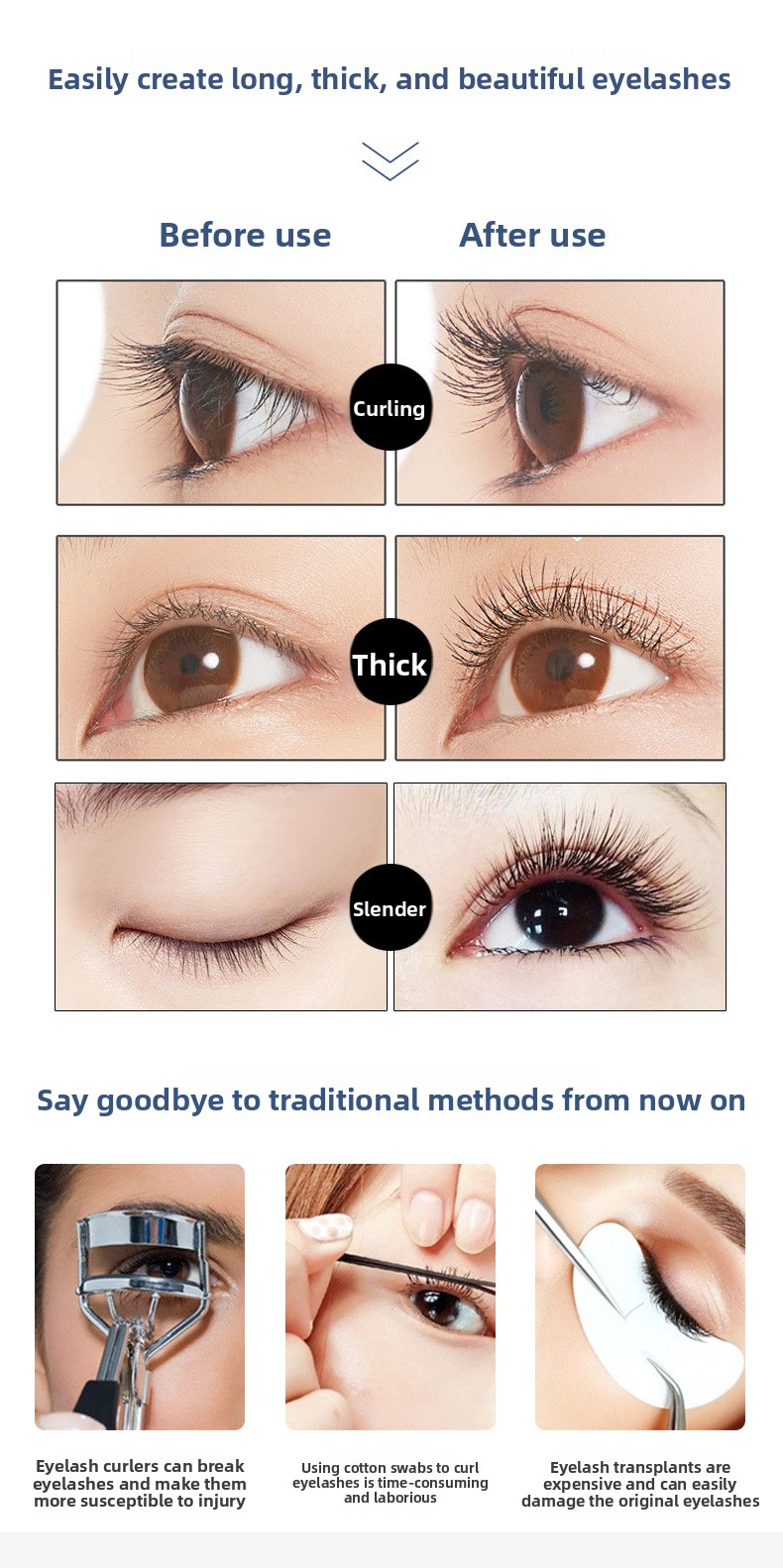 Rechargeable Heated Eyelash Curler - 4-Speed Temperature Control With LED Display For Long-Lasting Curl_voghion.com