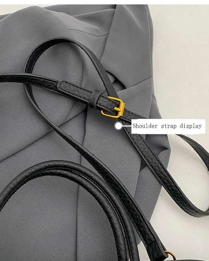 Clássico Preto PU Grande Capacidade 2024 Feminino Alta Qualidade Requintado Fivela de Fecho Bolsas Crossbody Casual Versátil_voghion.com