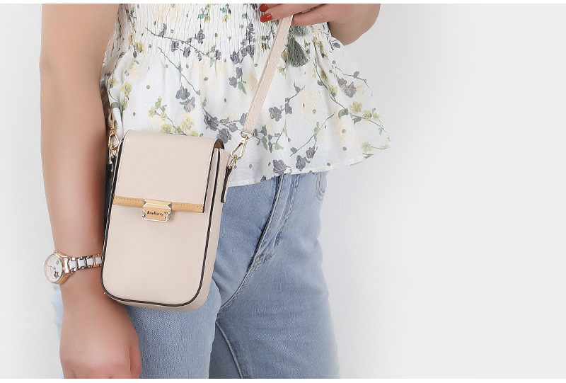 Baellerry new mobile phone bag women's version multi-color large capacity shoulder crossbody women's bag fashion ladies wallet_voghion.com