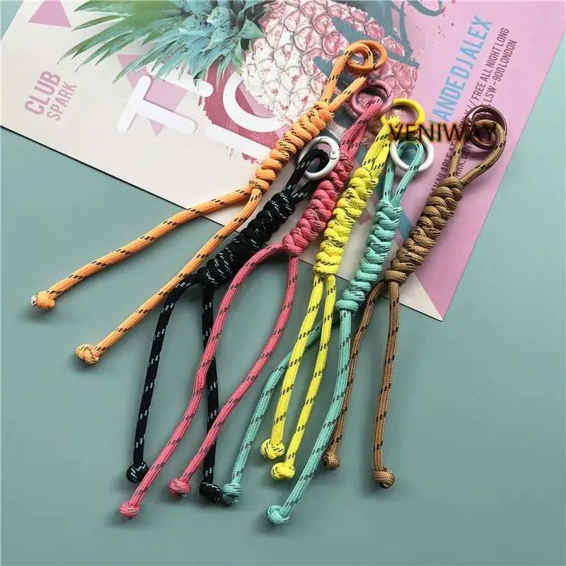 Portachiavi portachiavi intrecciato colorato utilizzato per i lacci delle auto, borse regalo per coppie di fidanzati affascinanti, accessori alla moda_voghion.com