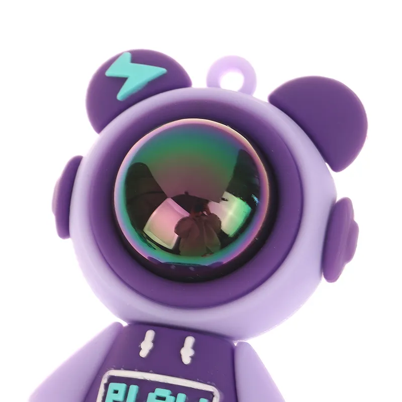 1PC Schmuck Zubehör Geschenke Cartoon Beleuchtung Schlüsselanhänger Astronaut Violent Bär Kaninchen Puppe Auto Rucksack Dekorationen_voghion.com