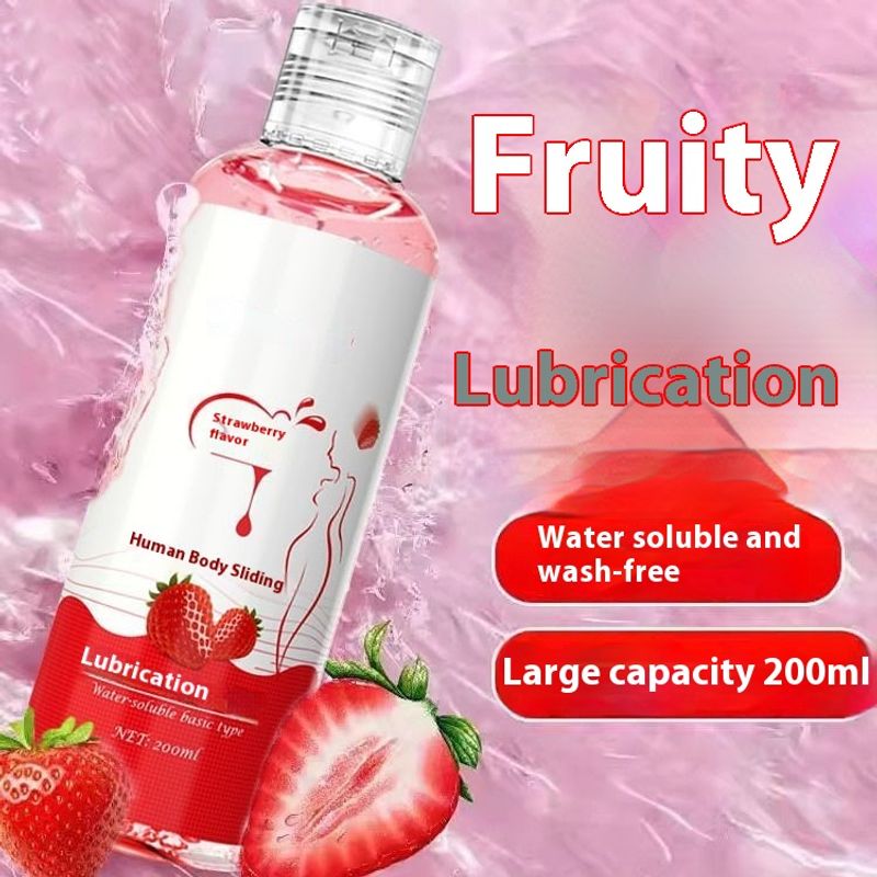 Fruit flavored body lubricant women's private parts, no wash masturbator for men's anus, adult couple sexual products_voghion.com