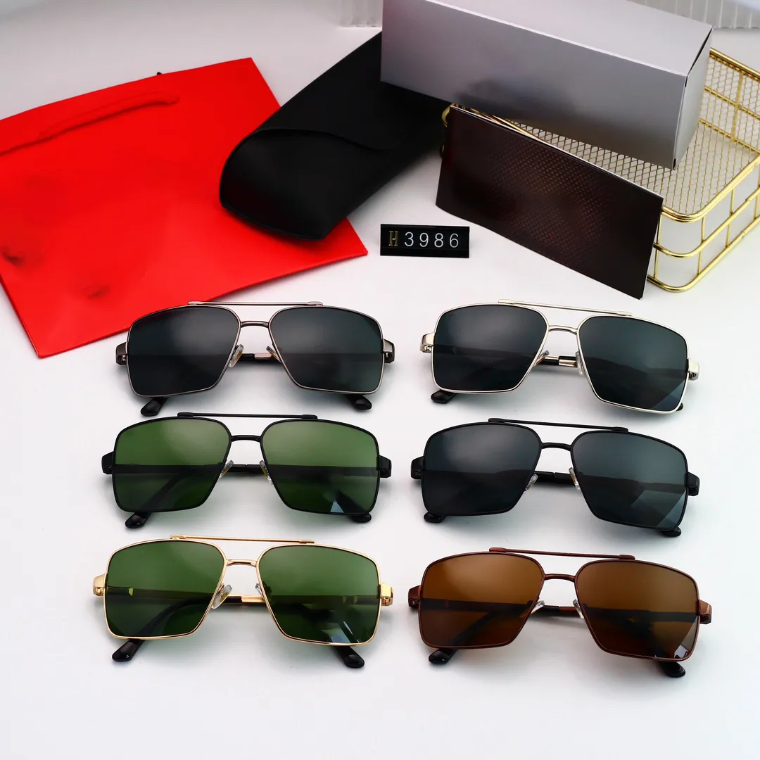 Occhiali da sole firmati, moda uomo, classici, da donna, da spiaggia, per esterni, con protezione UV400, lenti._voghion.com