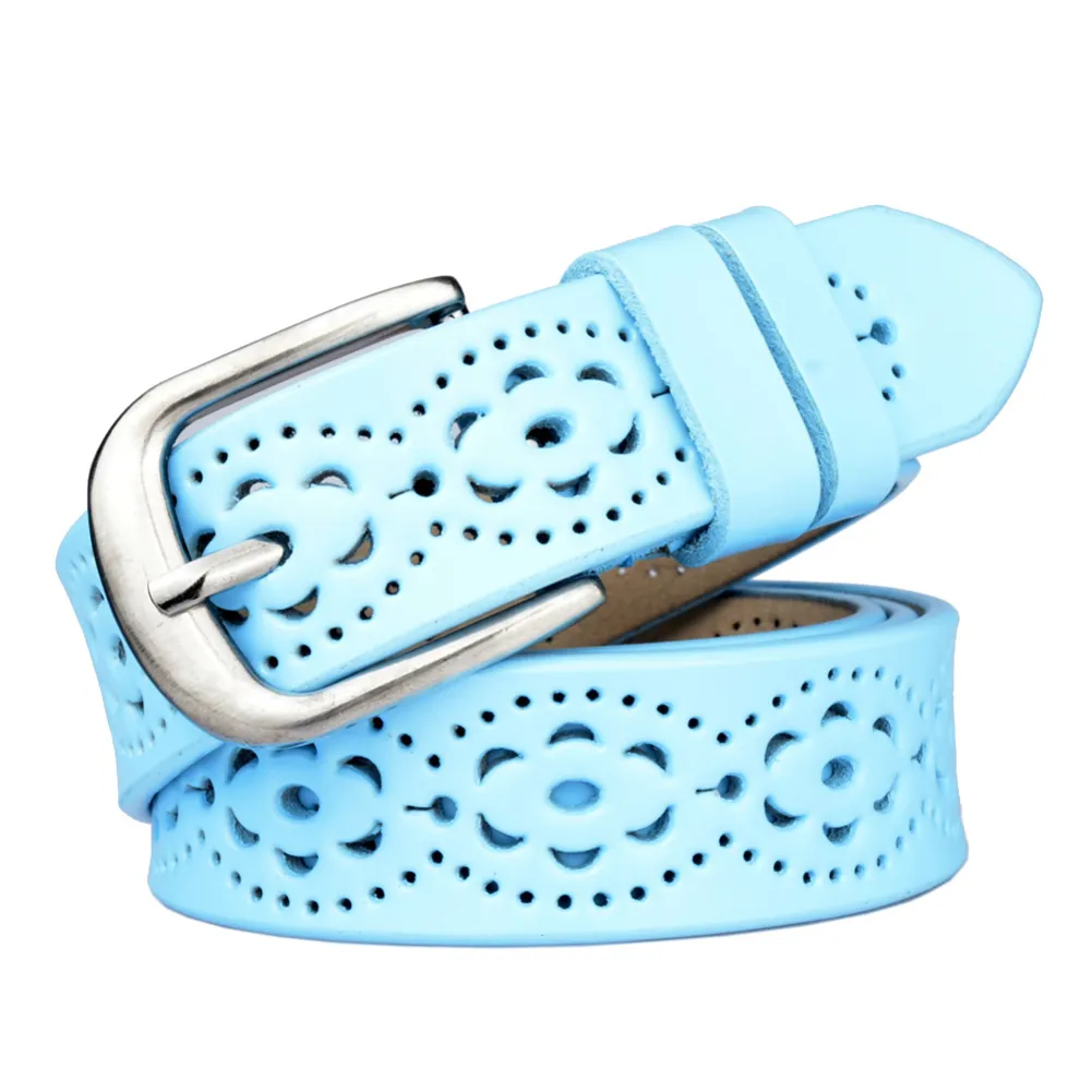 Cinture Donna Moda Larga Cintura Vera Pelle Floreale Intagliata Pelle di Mucca Per Jeans Alta Qualità Vintage Ceinture Femme Female_voghion.com