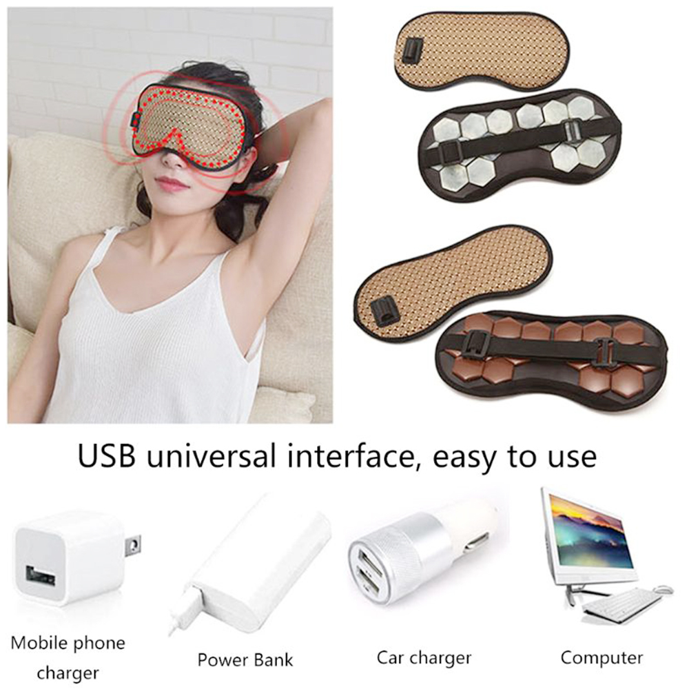 Turmalin Therapie Hëtzt Schlof Gesiicht Aenmaske fir dréchen Aen Anti Stress Gesiicht Entspanung Gesondheet Massager Natierlech Jade Schlofmaske_voghion.com