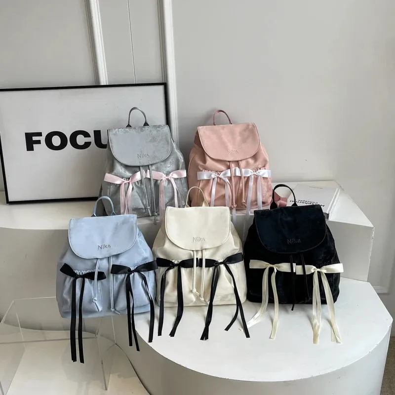 Leftside Damen Rucksack Aus Kunstleder, Kleiner Koreanischer Y2k Stil_voghion.com
