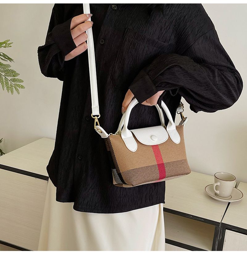 Taschen Damentaschen 2024 Neue Strukturierte Handtasche Schultertasche Mode Lässig Persönlichkeit Alle Spiel Wels_voghion.com