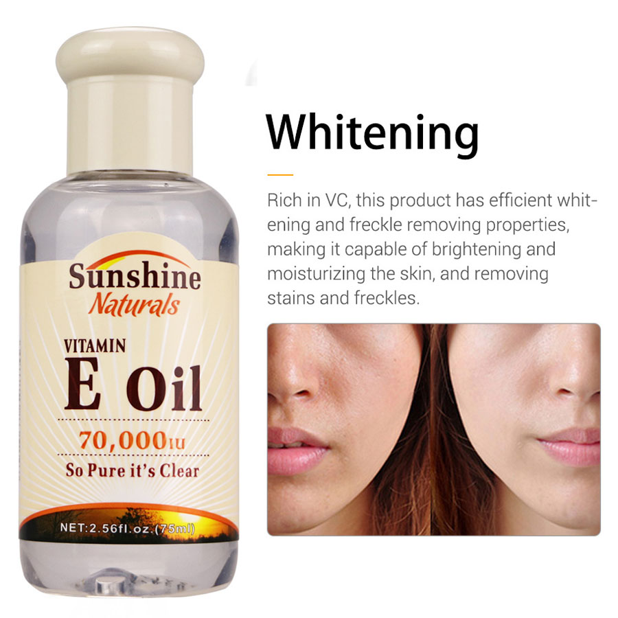 [Hot sale] Sunshine Naturals Vitamin E Oil 70000iu Liquid 2.5 oz Anti Aging_voghion.com