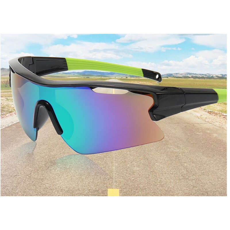 Stil sport, Tendință la modă, Ochelari antivânt pentru ciclism, Ochelari de soare cu ramă jumătate, Ochelari de soare rezistenți la UV pentru exterior_voghion.com