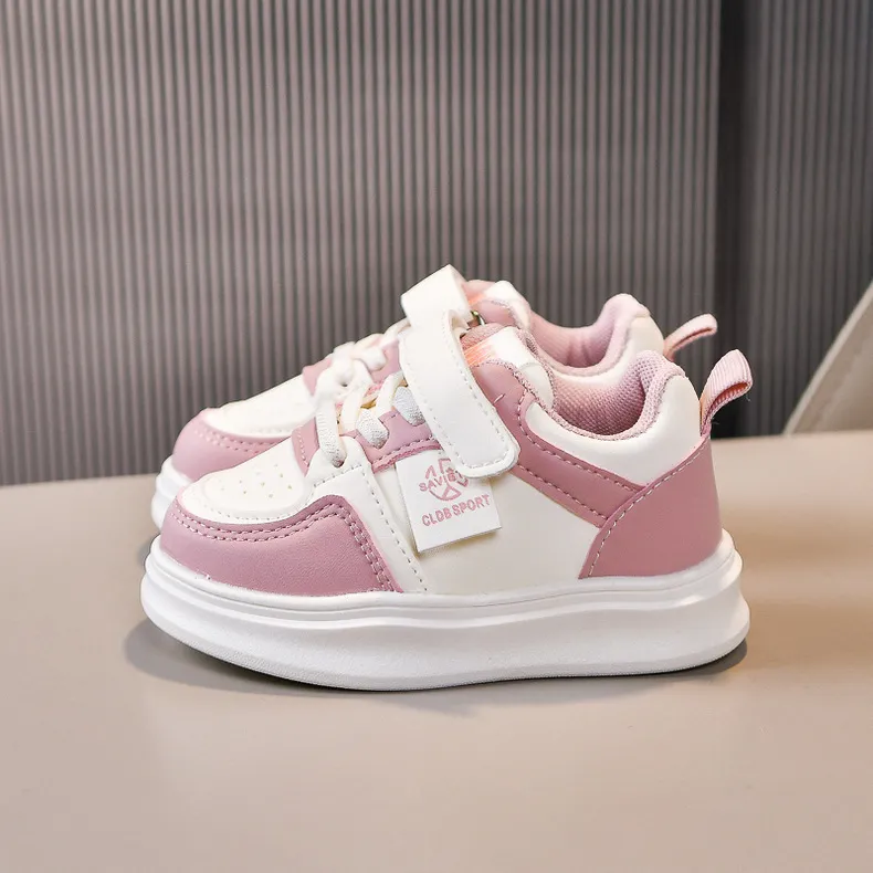 Kids Sneakers White Pink Black Children Casual Littlesprouts Boys Girls Toddler Outdoor Sports Trainers Shoes Sizes 22 -_desvips.com