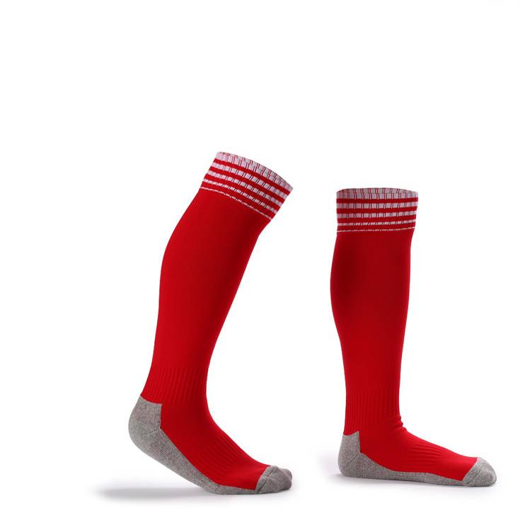 Children's Soccer Socks, Long, Thick, Terry Cloth Sole, Shock Absorbing, Sweat Absorbent, Wear Resistant, High Top Over The Knee Socks_voghion.com