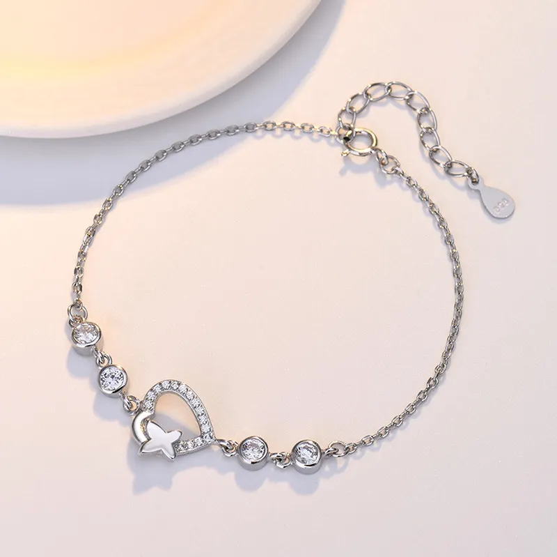 Bracciale Sterling da donna, per studenti, design di minoranza, regalo di compleanno per le amiche_voghion.com