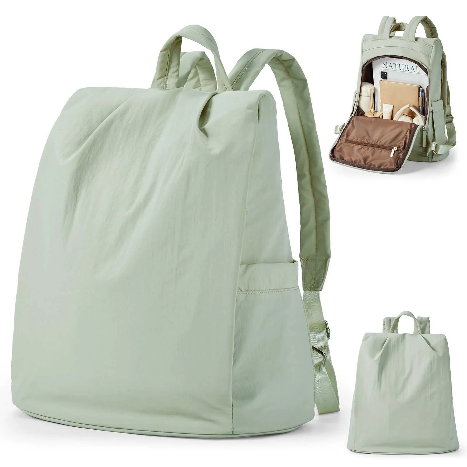 For Simple Modern Lightweight Work Backpack Women Sac Dos Femme Anti Theft Travel BackpackC241031_voghion.com