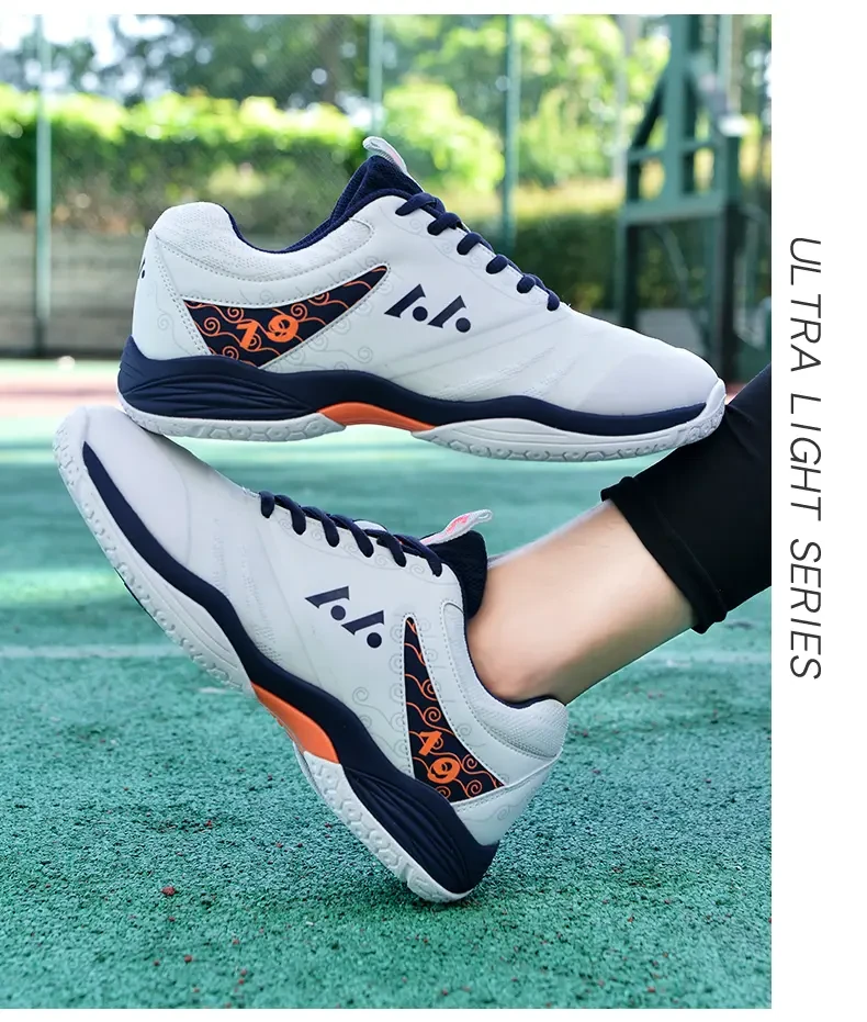 Professional badminton shoes mesh breathable training shoes non-slip shock-absorbing wear sports shoes_voghion.com