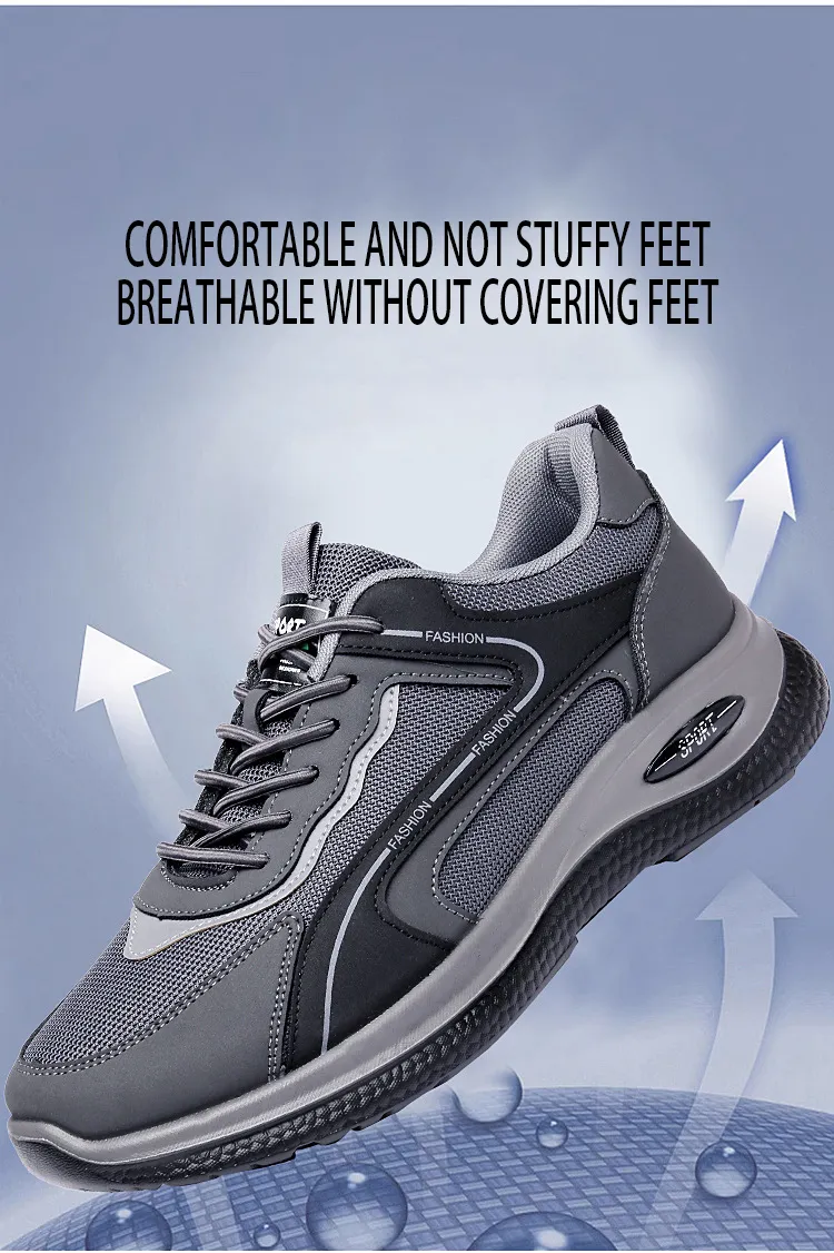 Comfortable Running Shoes Breathable Sports Trainers For Men_voghion.com
