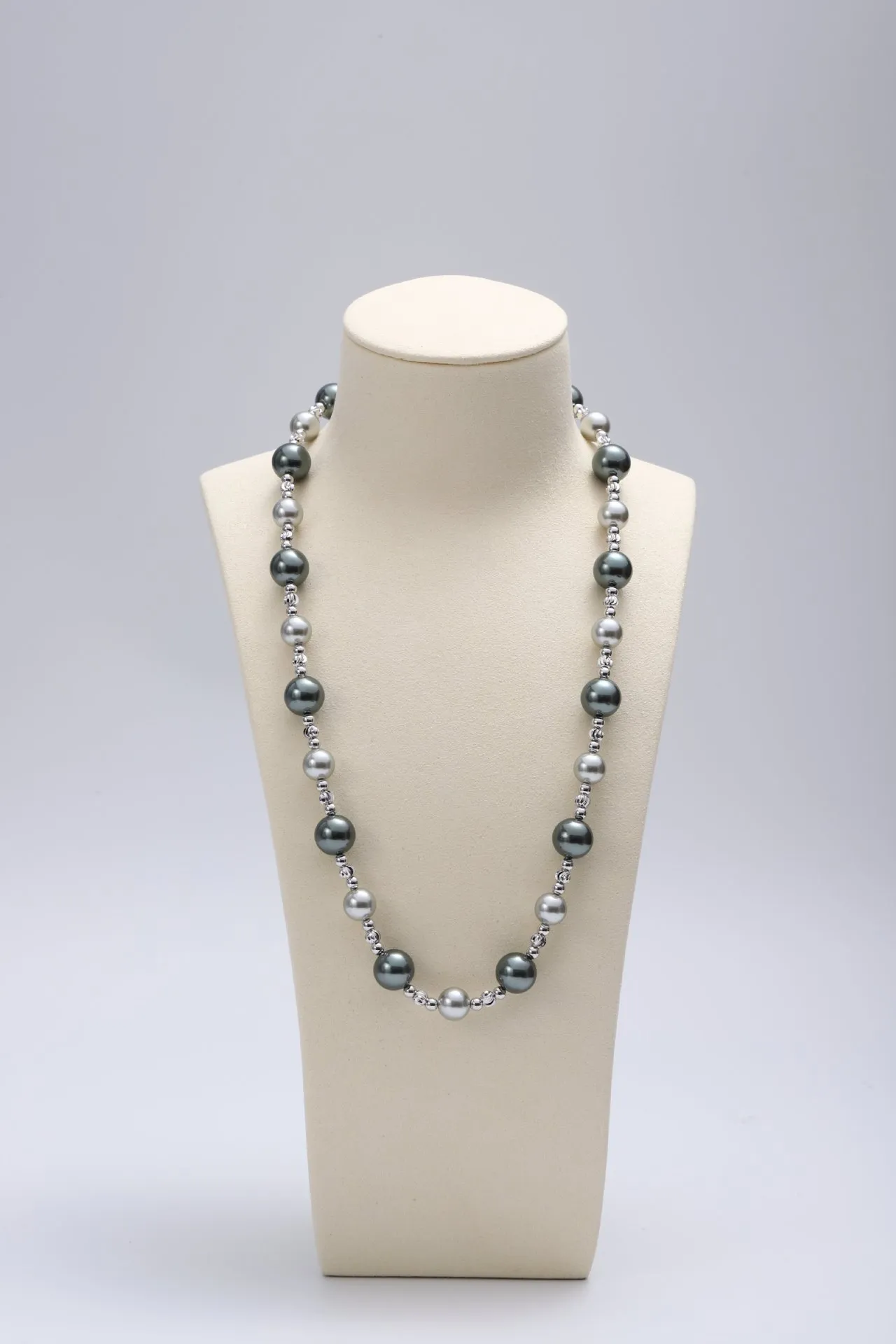 Cadenas de perlas reales de Tahití francesas de cambio gradual, collar de moda para mujer, cadena de clavícula versátil de alta gama_voghion.com