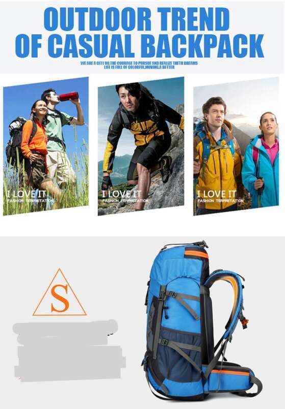 【 Cool Dynamic 】 Outdoor Professional Mountaineering Backpack For Men Women, Large Capacity Camping Backpack,_voghion.com
