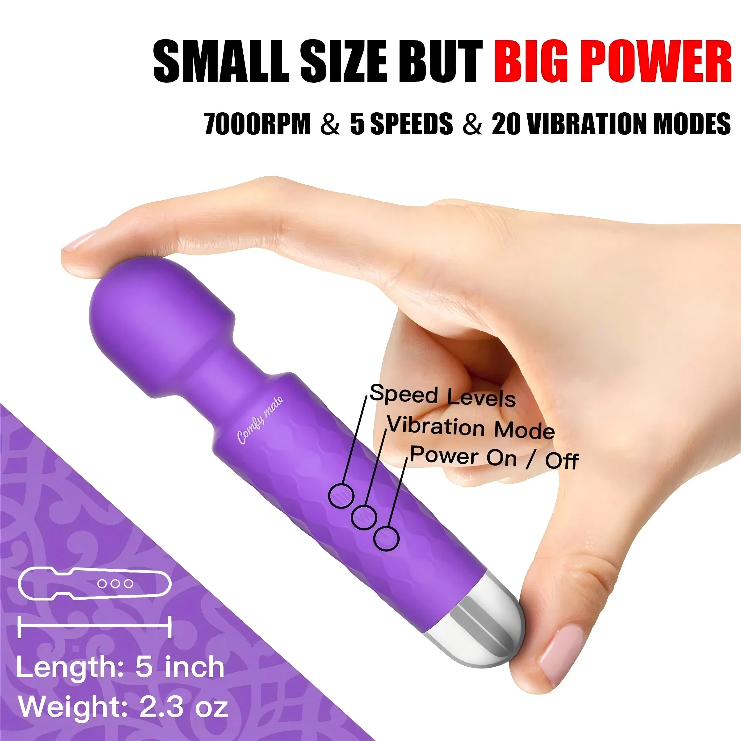 USB Vibranting Tragbare Leistungsstarke Paar Interaktive Weibliche 3 Wiederaufladbare Spielzeug Multi Massage Dropship 1 In Für Vibrator_voghion.com