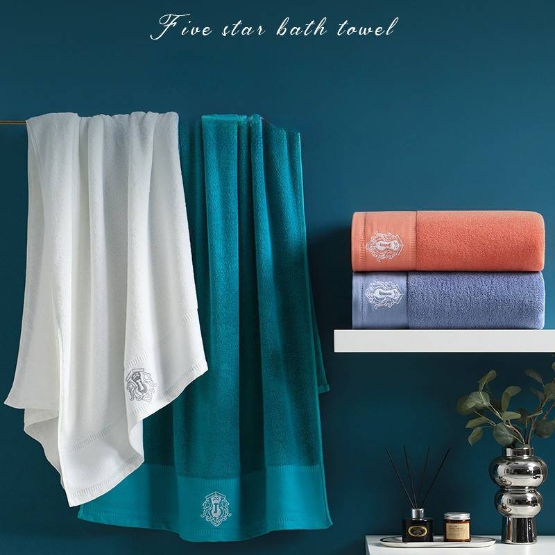 Ręcznik kąpielowy Home Textile Extra Large Czysta bawełna Kąpiel 100% bawełna, Bardzo chłonny i szybkoschnący Bardzo duży ręcznik kąpielowy, Super miękki ręcznik_voghion.com