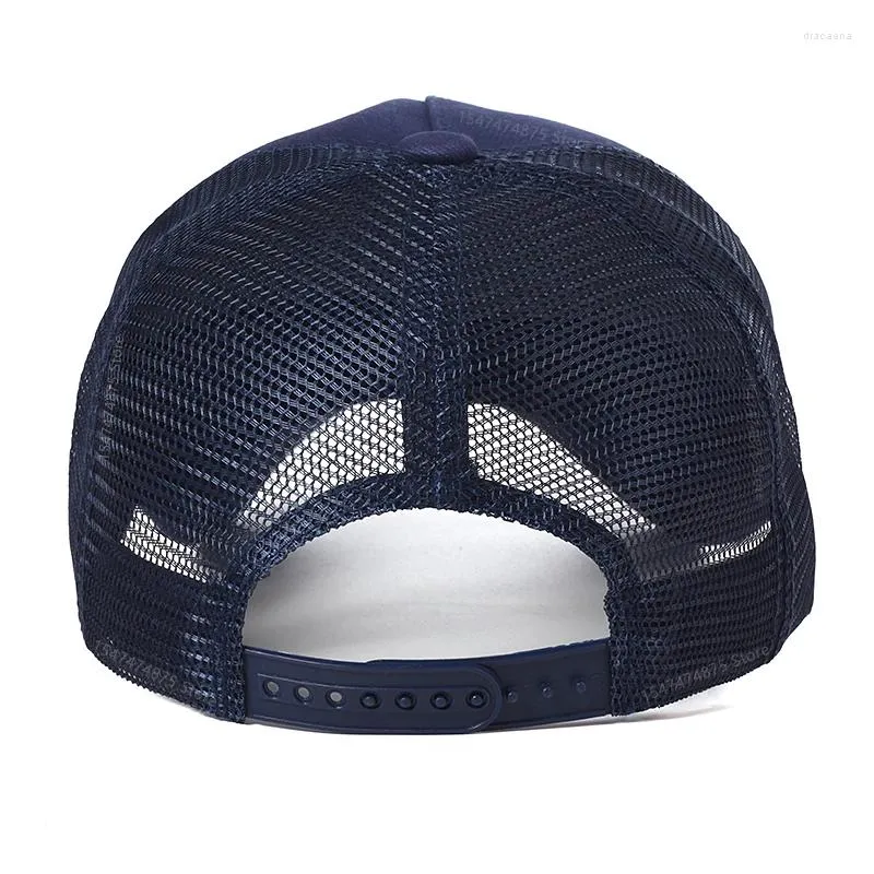 Czapki z daszkiem Bandidos Motorcycle Club Men Baseball Cap Cotton Summer Fashion Mesh Trucker Hat Regulowana Oddychająca_voghion.com