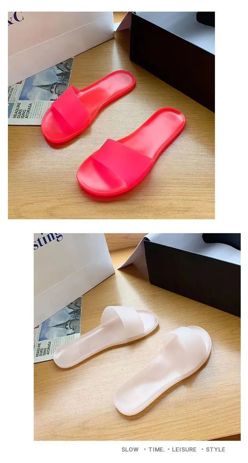 Chinelos femininos de cristal, tamanho grande, novos, da moda, gelatinosos, casuais, para casa, casal, antiderrapantes e anti-odor, Lhshoe_voghion.com