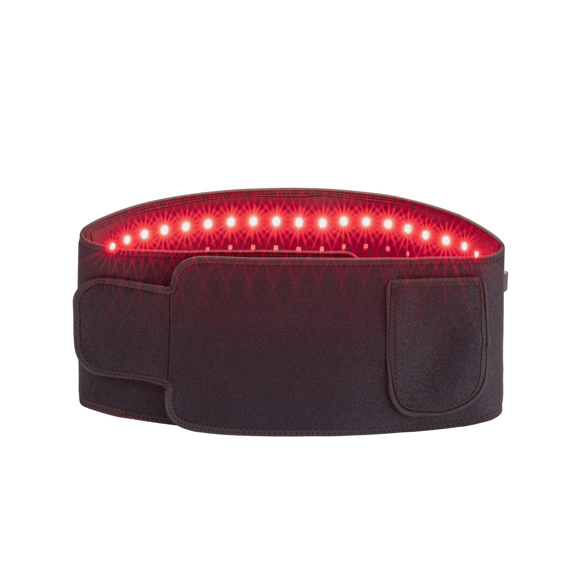 Roter und Infrarot-LED-Lichttherapiegürtel 850 nm 660 nm Rückenschmerzlinderungswickel Fettverbrennungsgürtel Schlankheitsmaschine Taillenheizkissen Ganzkörper_voghion.com