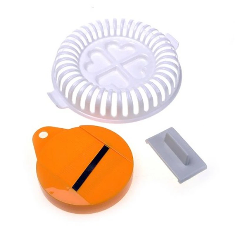 3-teiliges Küchen-DIY-Schneidegerät für die Mikrowelle, fettfreie Kartoffelchips-Maker-Set, Küchen-Backformen-Werkzeug, Backformen und Pfannen, Chips-Rack_voghion.com