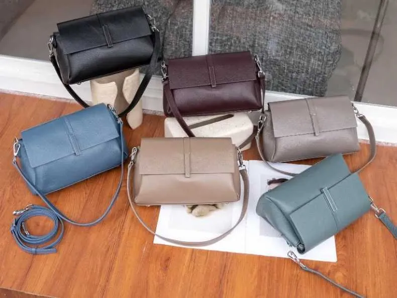 Women's Leather Crossbody Bag, Elegant Versatile Shoulder Bag_voghion.com