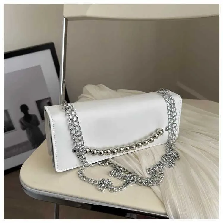 Borsa a tracolla con patta e tracolla in pelle PU solida da donna, modello 2024, versatile, da donna, sotto le ascelle_voghion.com