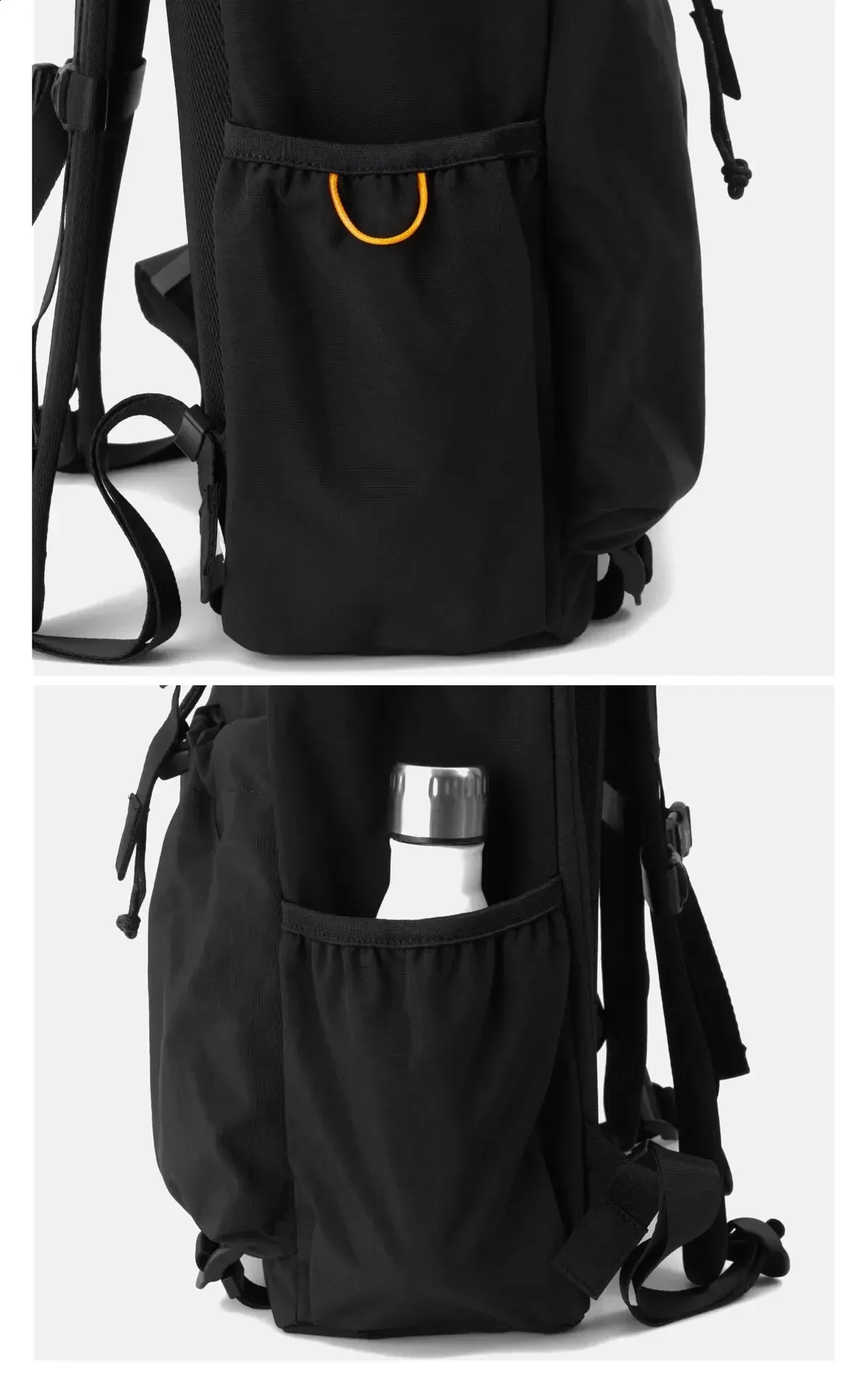 Causal Flap Drawstring Korean Unisex Nylon Fashion Outdoor Sport Travel Backpacks for Teens School Men Backpack 240822_voghion.com
