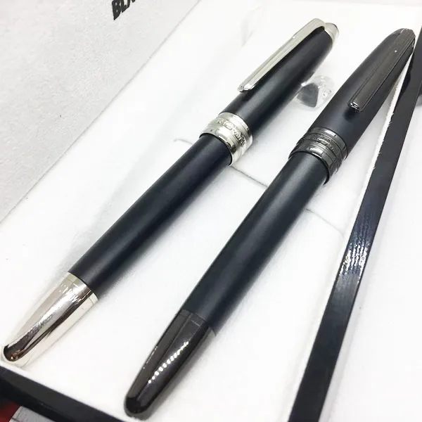 wholesale Großhandel Senden Sie 1 Gratis-Geschenk Ledertasche Mattschwarz Rollerball Kugelschreiber Schule Bürobedarf Mit Seriennummer_voghion.com