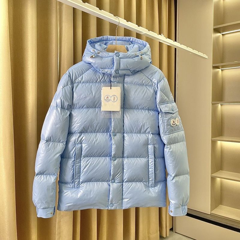 Off season new item, same style short winter men's and women's Maya couple's white duck down jacket, light_voghion.com