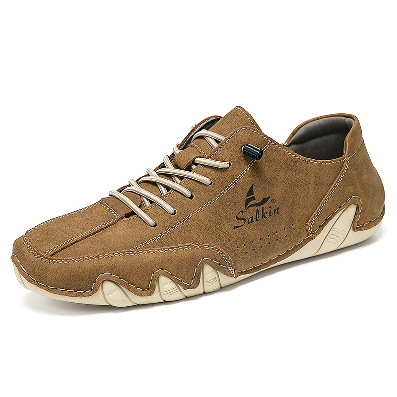 Herren Freizeitschuhe Jungen Martin Boots Aus Leder Für Den Alltag_voghion.com