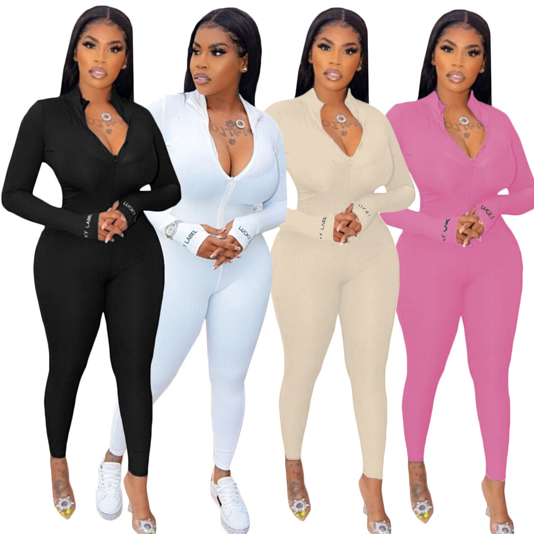 Pantalones de una pieza súper suaves sexys a la moda para mujer