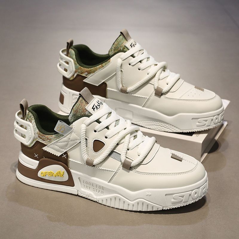 Men's Casual Board Shoes Breathable Versatile Student Trainers_voghion.com